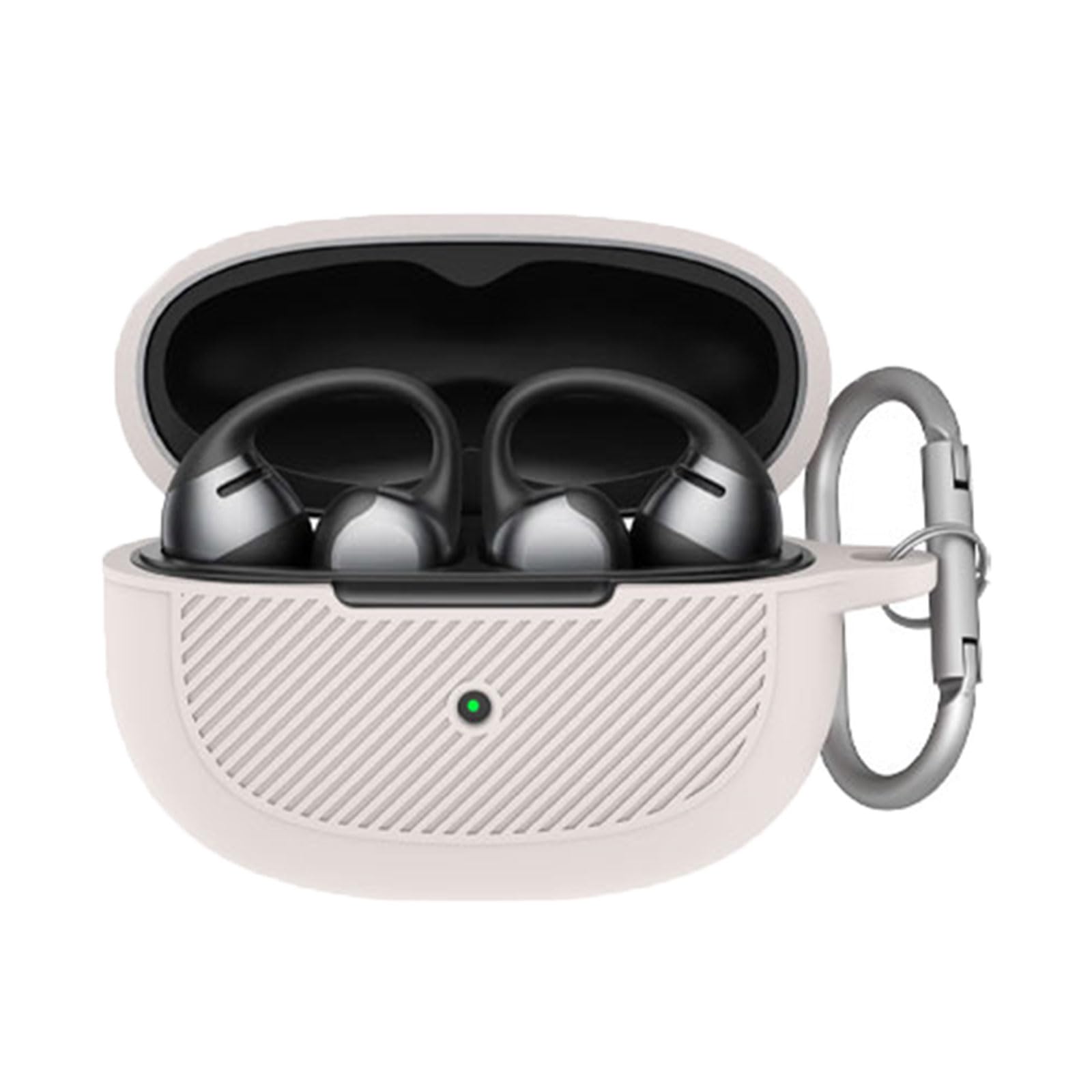 Jazuaiao Flexible Earbud Protective Case Shockproof Washable Housing Antidust Sleeve Prevents Entry of Dirt for OpenDots E310 Silicone Earphone Case