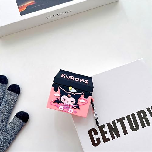 Miniatura 3 de Funda de carga de dibujos animados para Airpod 2 y 1 generación, funda de silicona suave a prueba de golpes, accesorios divertidos para Airpod 21