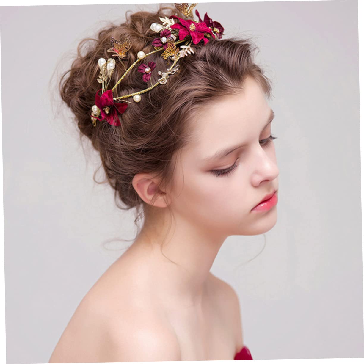 3pezzi Cerchietto Accessorio Per Matrimonio Per Speciali e Cerimonie Decorazione Per Look Nuziale e