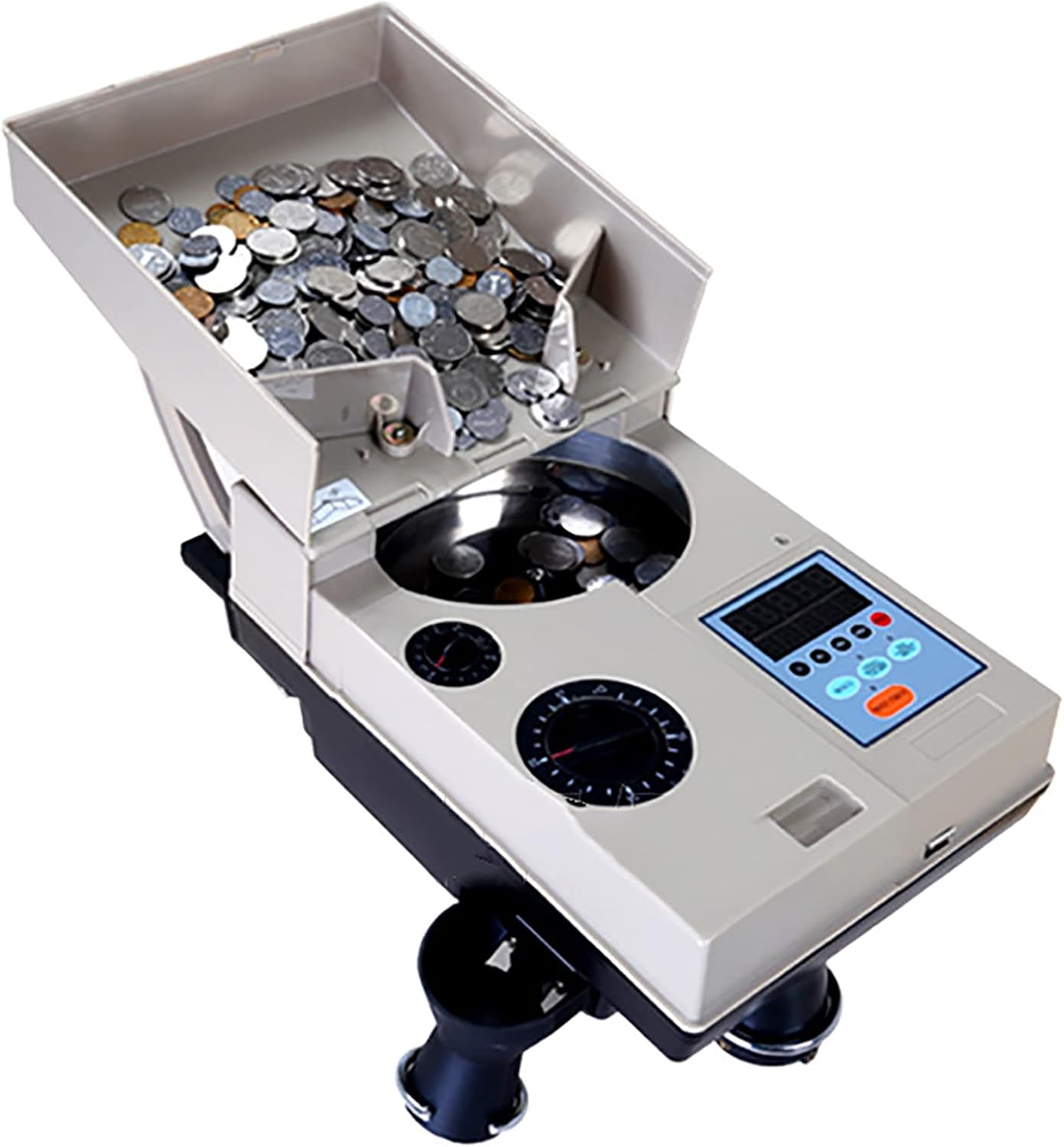 Menfez Coin Counter and Sorter, Mixed Denomination Banknote Counter ...