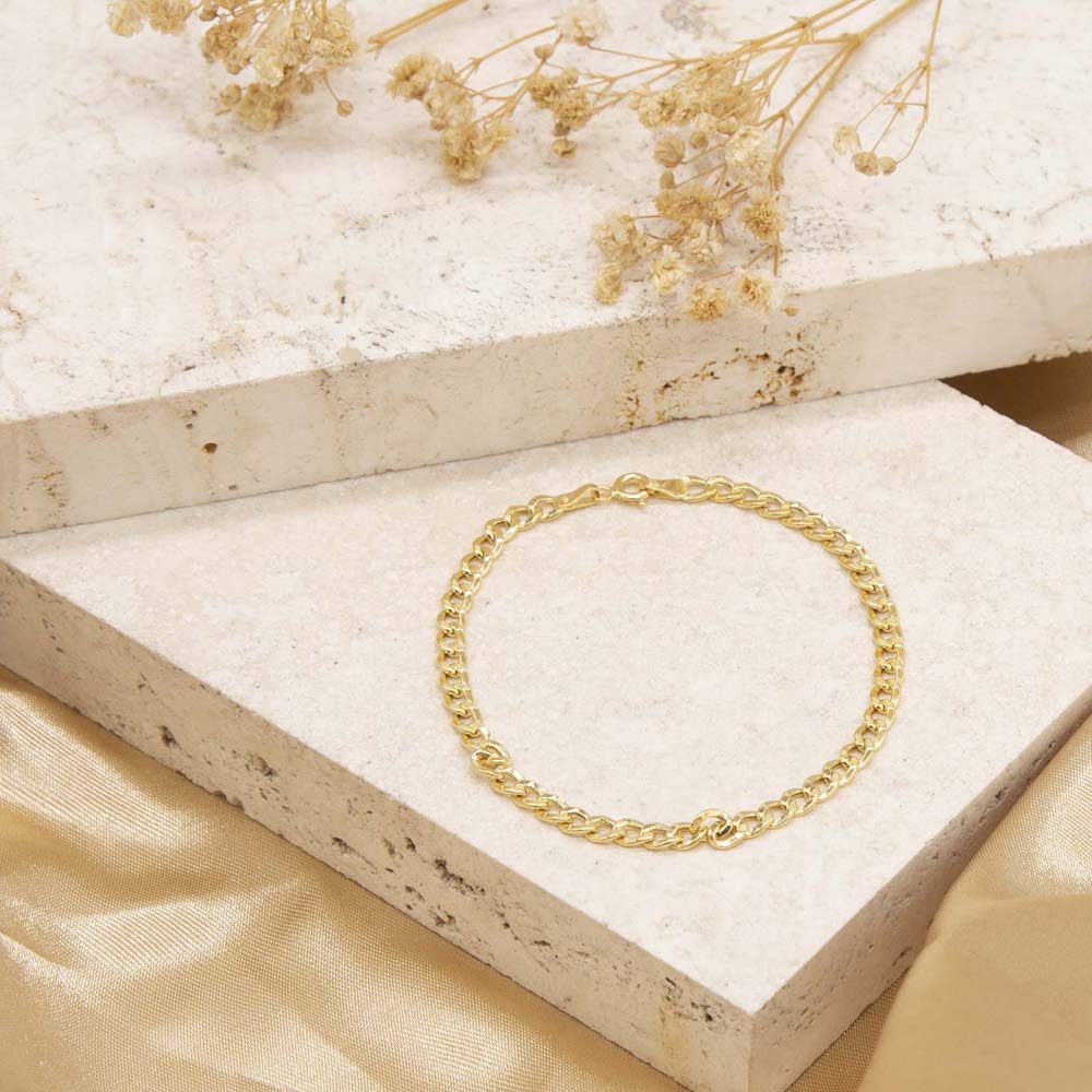 Carissima Pulsera de unisex con oro amarillo de 9 quilates (375/1000)