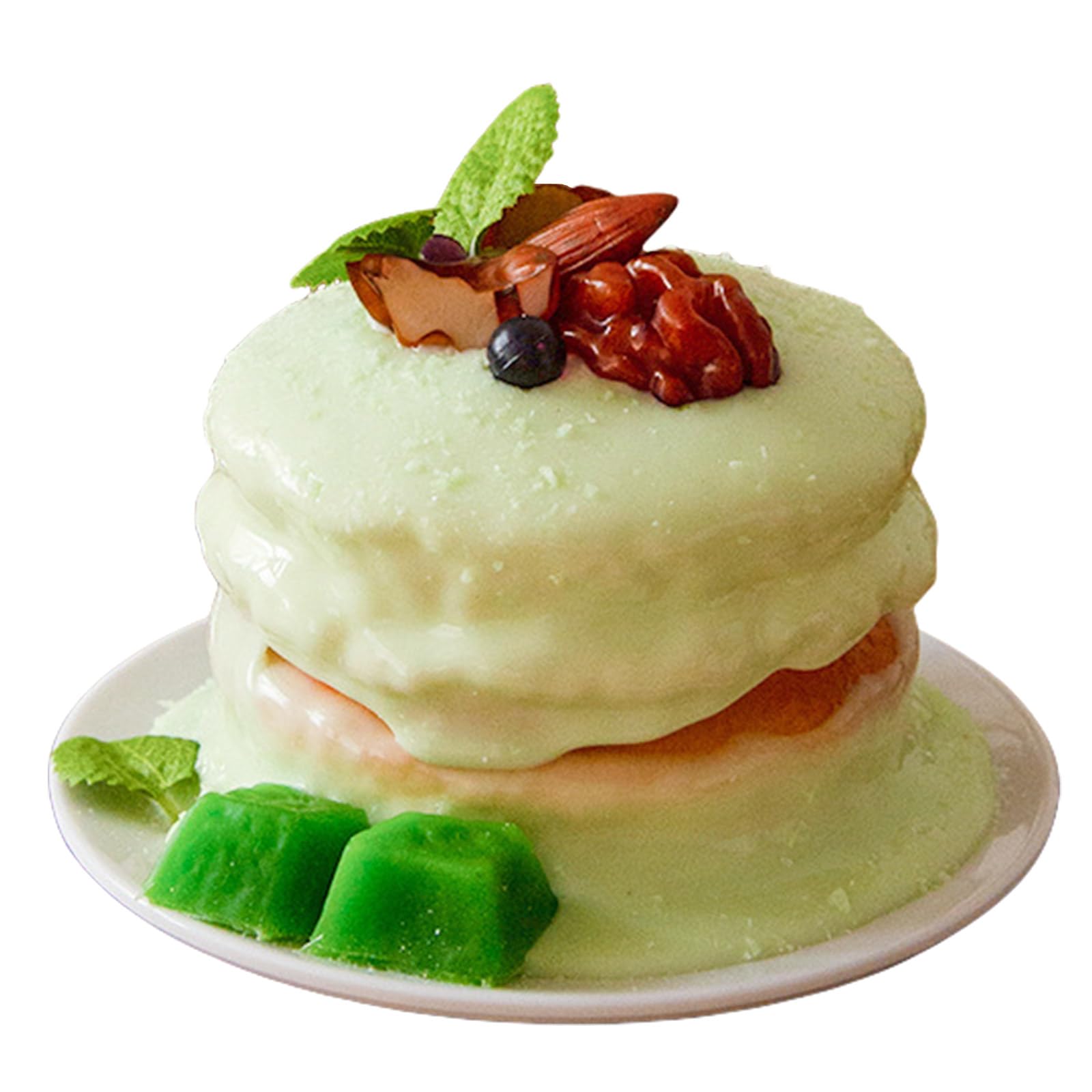 Limtula Realistic Dessert Simulation Props Decorative Faux Fruit Cake Model Artificial Food Decoration for Home and Party Use PU Cake Model