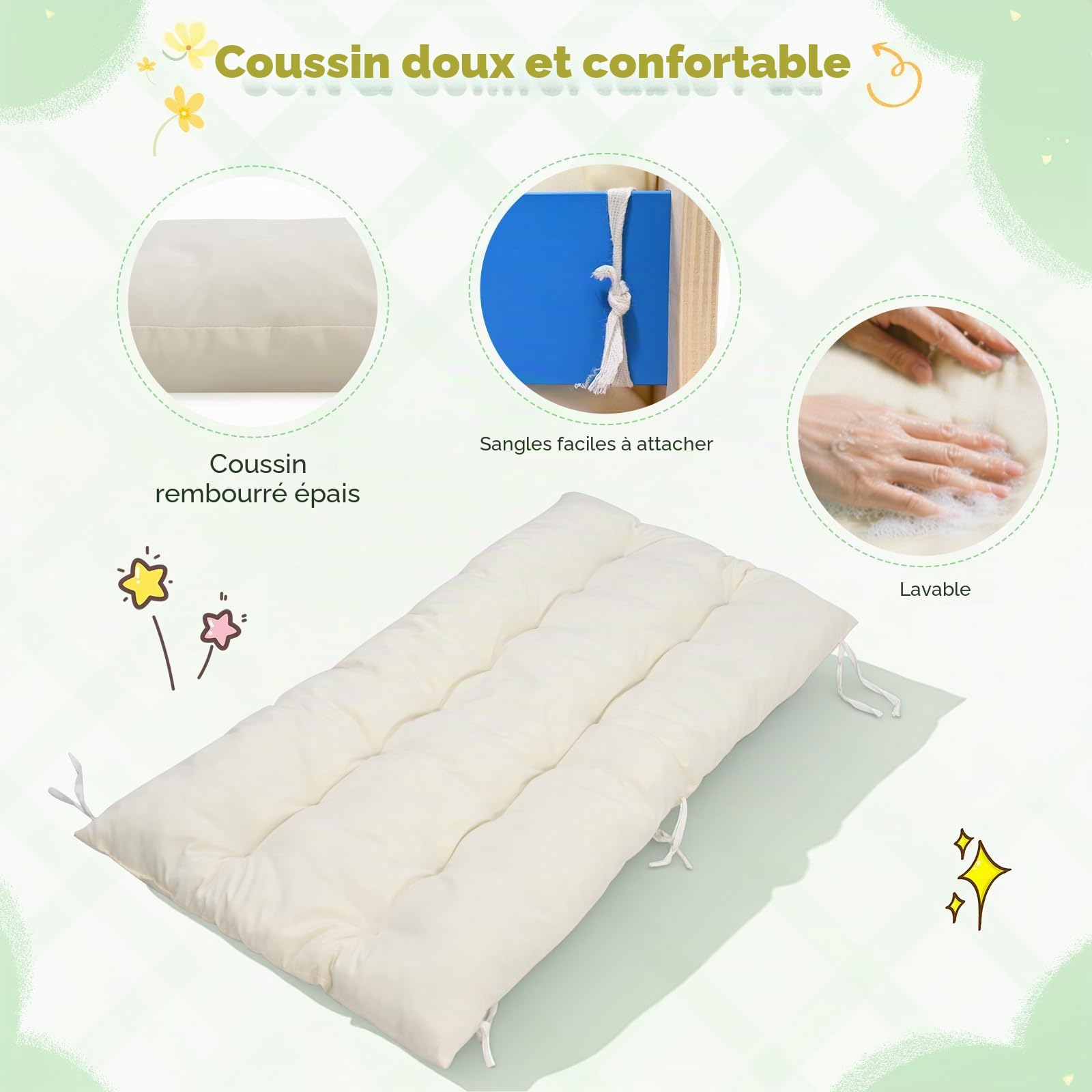 Jouets d'escalade pour Tout-Petits, Cadre d'escalade Pliable pour Enfants, équipement de Jeu Montessori pour Tout-Petits (Arc-en-Ciel)