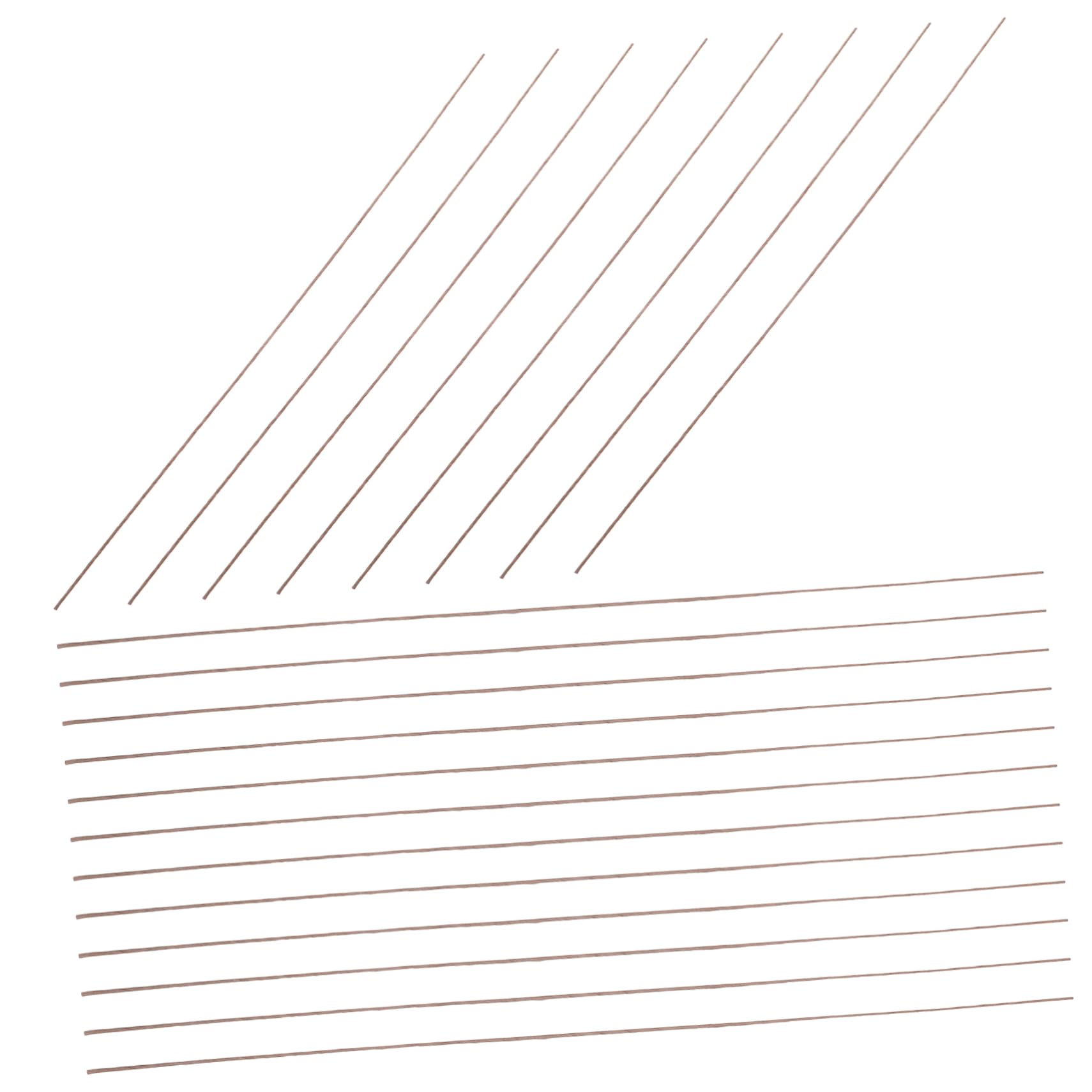 Gogogmee 200pcs Paper Wrapped Floral Wire Stems DIY Craft Floral Arrangement Stakes Flexible Metal Flower Wire for Home Decor Wedding Bouquets