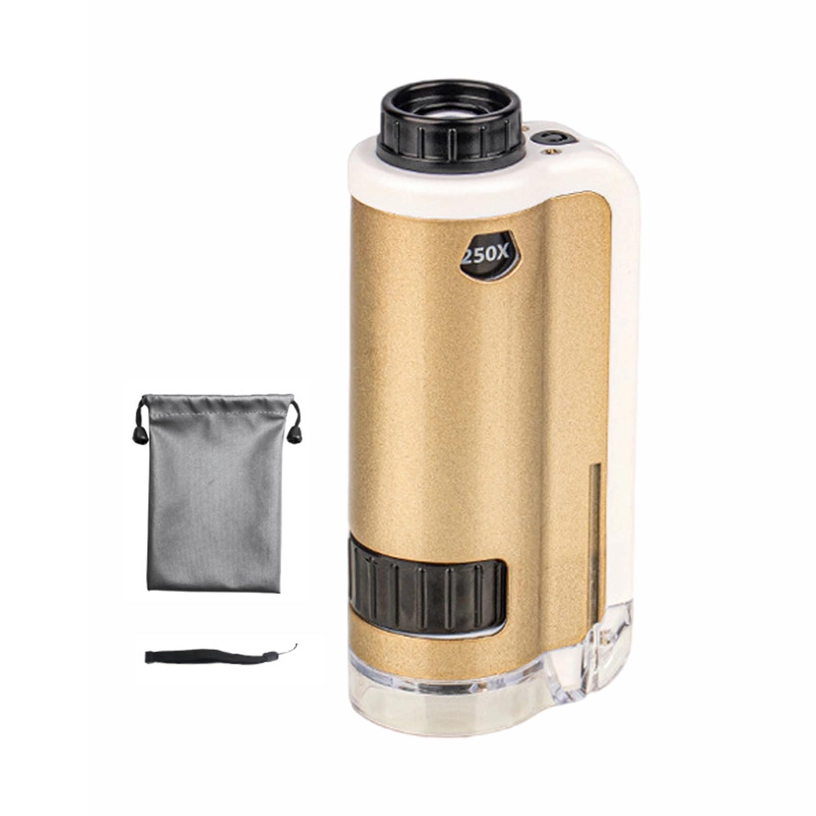 Educational Handheld Microscope for Featuring 100x-250x Magnification Alloy Science Tool Tool
