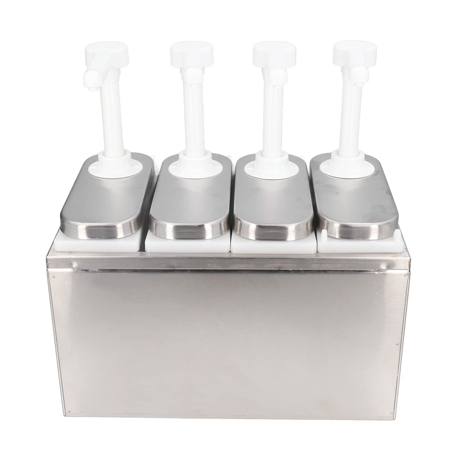 Dispenser per Ketchup, Pompa per Ketchup con Serbatoio Rimovibile Dispenser per Condimenti in Acciaio Inossidabile per Uso Alimentare da 1 Litro per Ketchup, Condimenti per