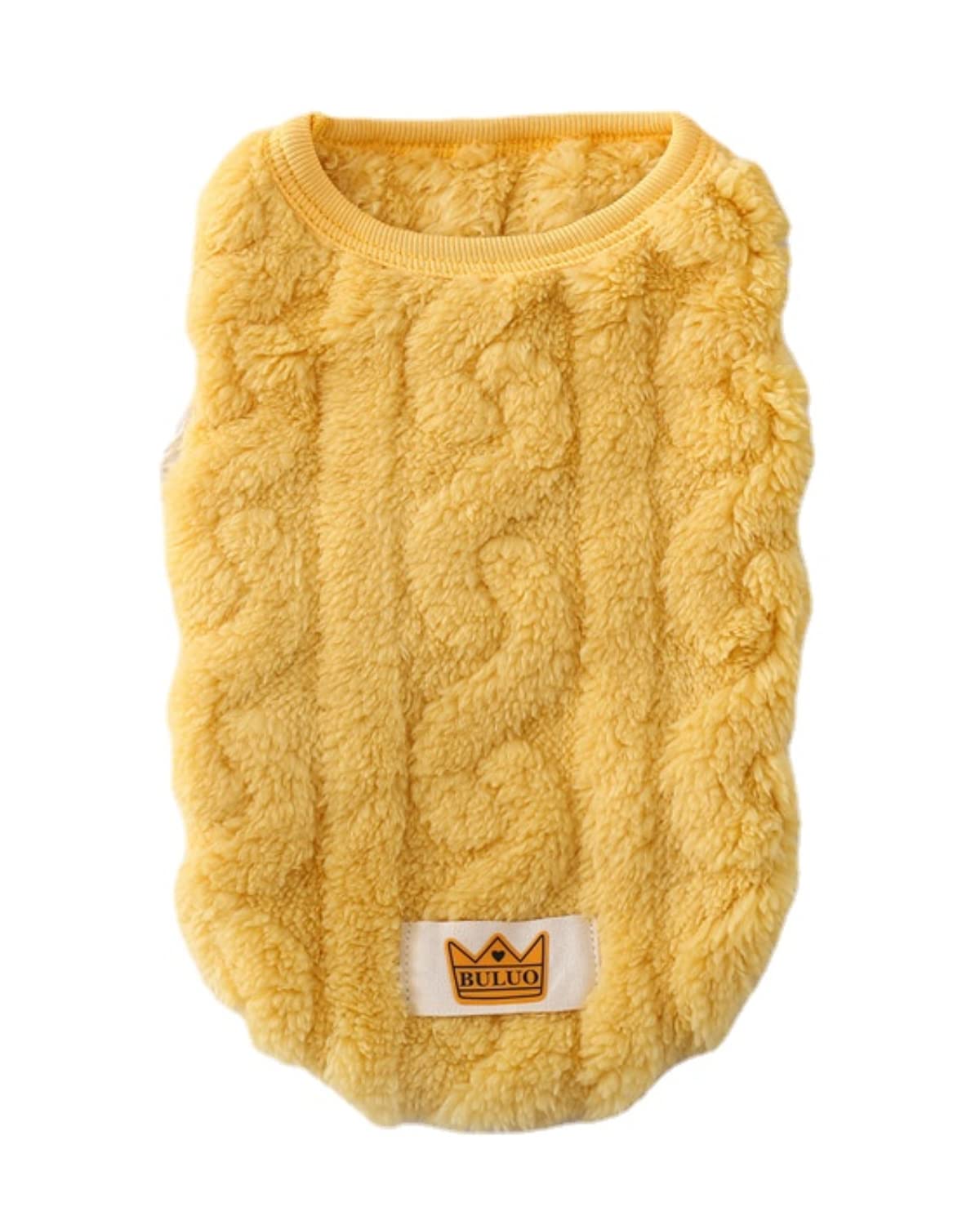 ペット服 もこもこ ふわふわトレーナー M ブラウン ベージュ 犬用服