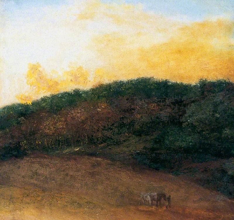 Impressions artistiques paysage du Surrey George Frederic Watts, habiller un grand mur
