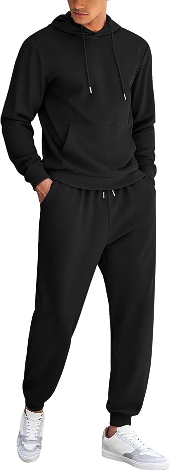 COOFANDY Mens Tracksuit 2 Piece Hoodie Athletic Sweatsuits Casual Jogging Suit Sets