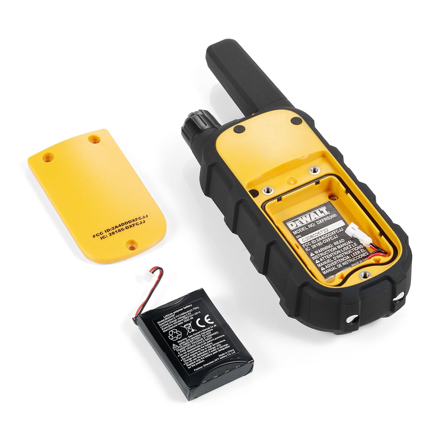 DEWALT DXFRS300 Bundle 1W Walkie Talkies Heavy Duty Business TwoWay