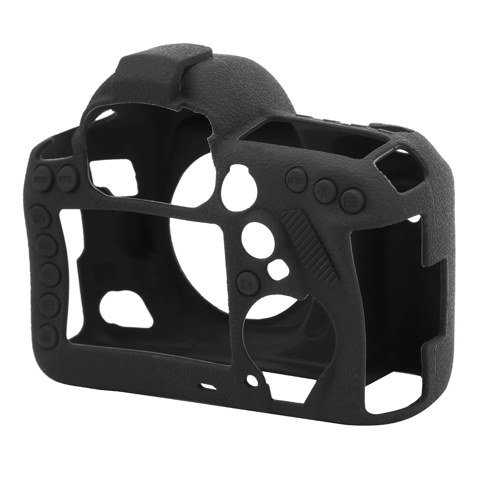 Keenso Custodia in Silicone per Corpo Macchina Fotografica per 5D Mark IV, Borsa Protettiva Morbida e Confortevole per Fotocamera, Pelle Protettiva Nera da 90 Ml per Fotografi