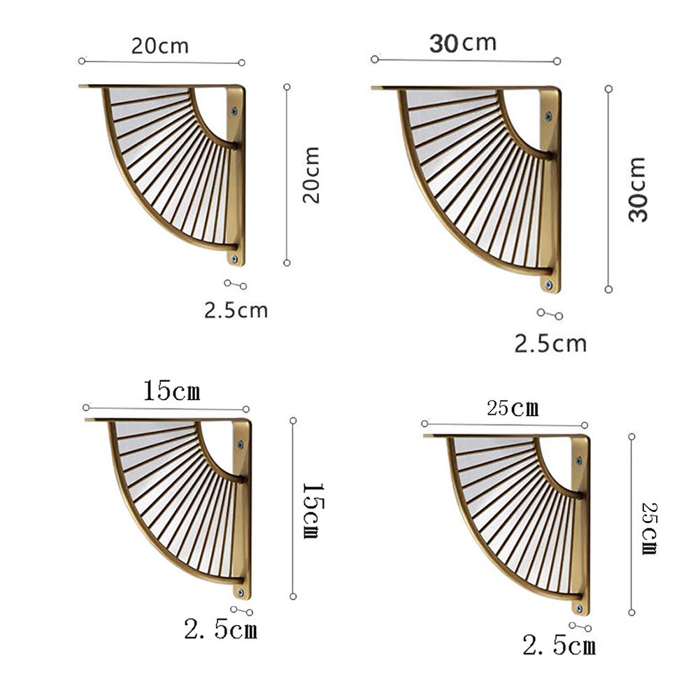 Staffe per Mensole, Robuste Staffe per Mensole Sospese A Forma Triangolare Staffe Triangolari per Scaffale con Le Viti
