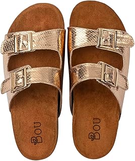 BOU womens BOU00MERMSLP Flat Sandal