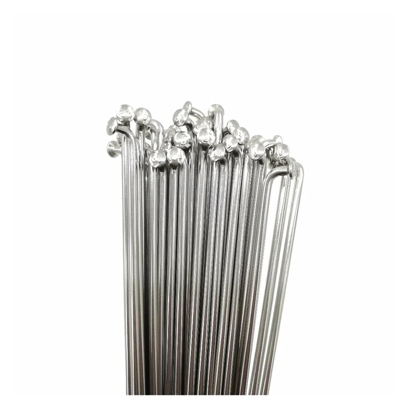 36 raggi per bici elettriche da 12 G, 2,6 mm, in acciaio inox 304, curvatura a J, 55-112 mm, con nippli, resistenti, per riparazione di ruote di bicicletta