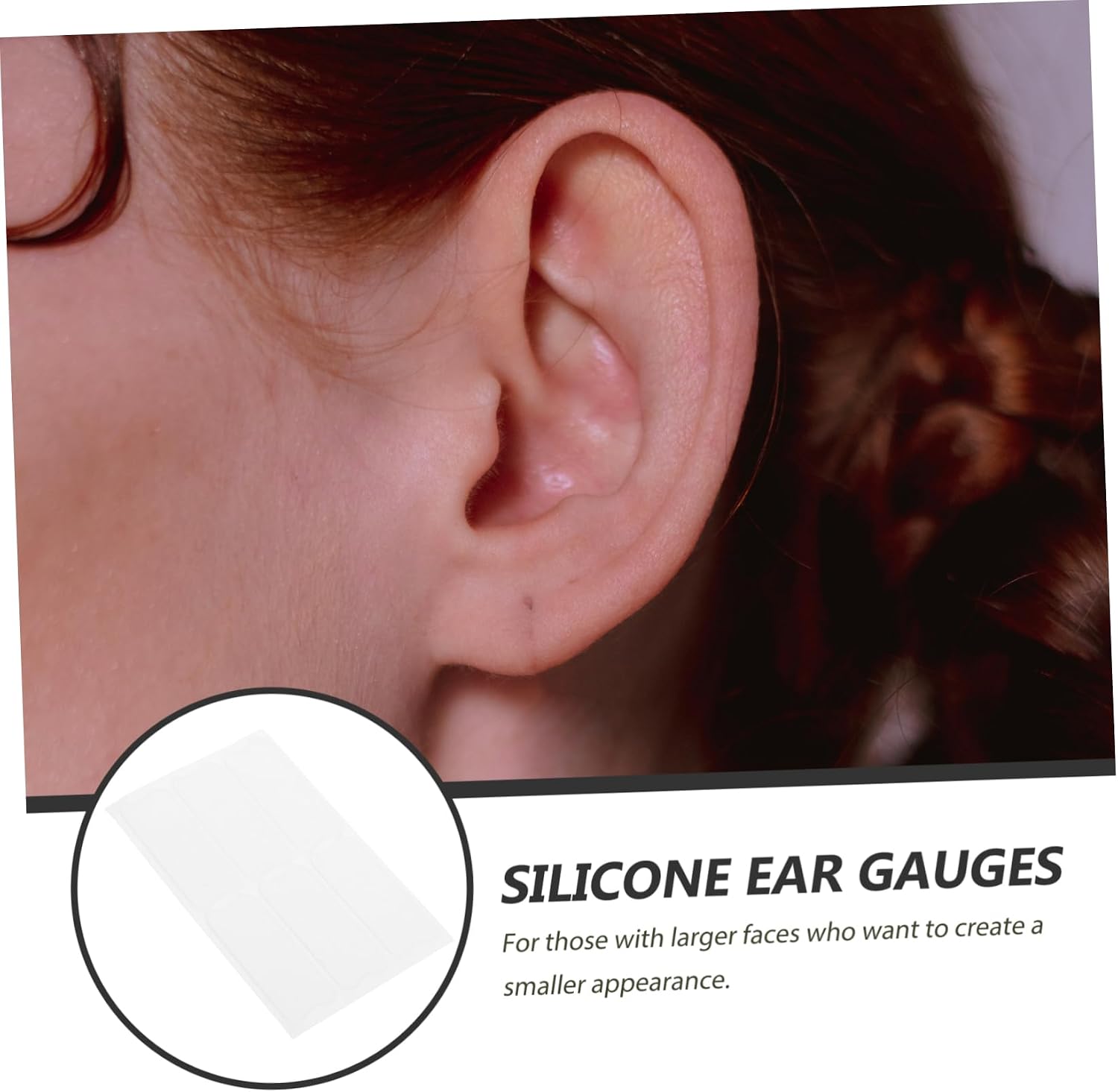 Didiseaon Silicone Gel for Ear Correction Comfortable and Discreet Cosmetic Ear Patches for Transparent Design for Posture Support
