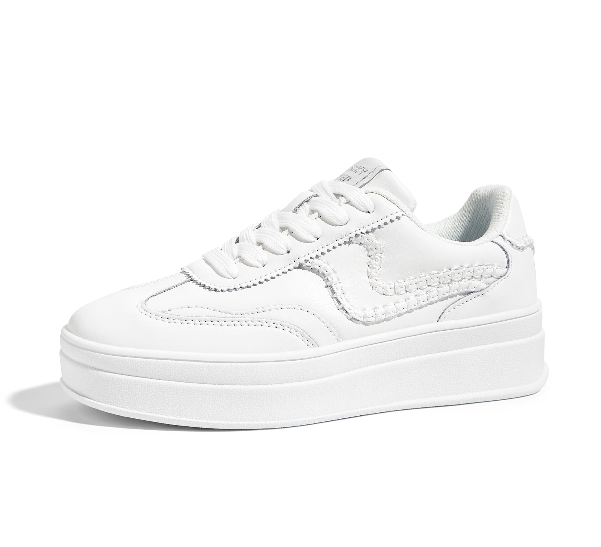 LUCKY STEP Zapatillas de Plataforma para Mujer – Zapatillas Chunky de Moda, Calzado Casual con Cordones, Cómodas para Caminar y Uso Diario