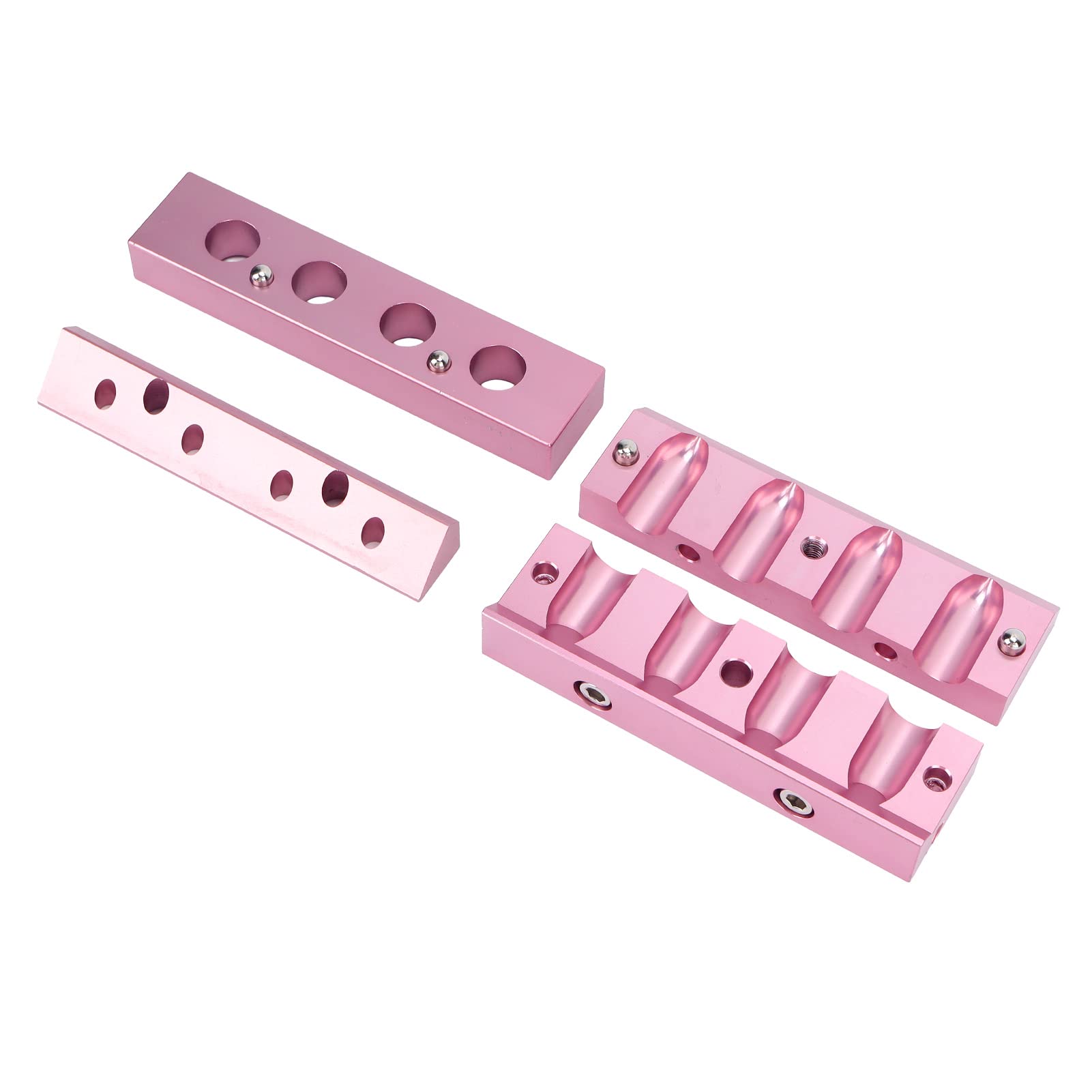 Stampo per rossetto fai te per trucco fatto in casa, materiale in alluminio con rilascio rapido, strumento cosmetico multiuso per la creazione di colori personalizzati,