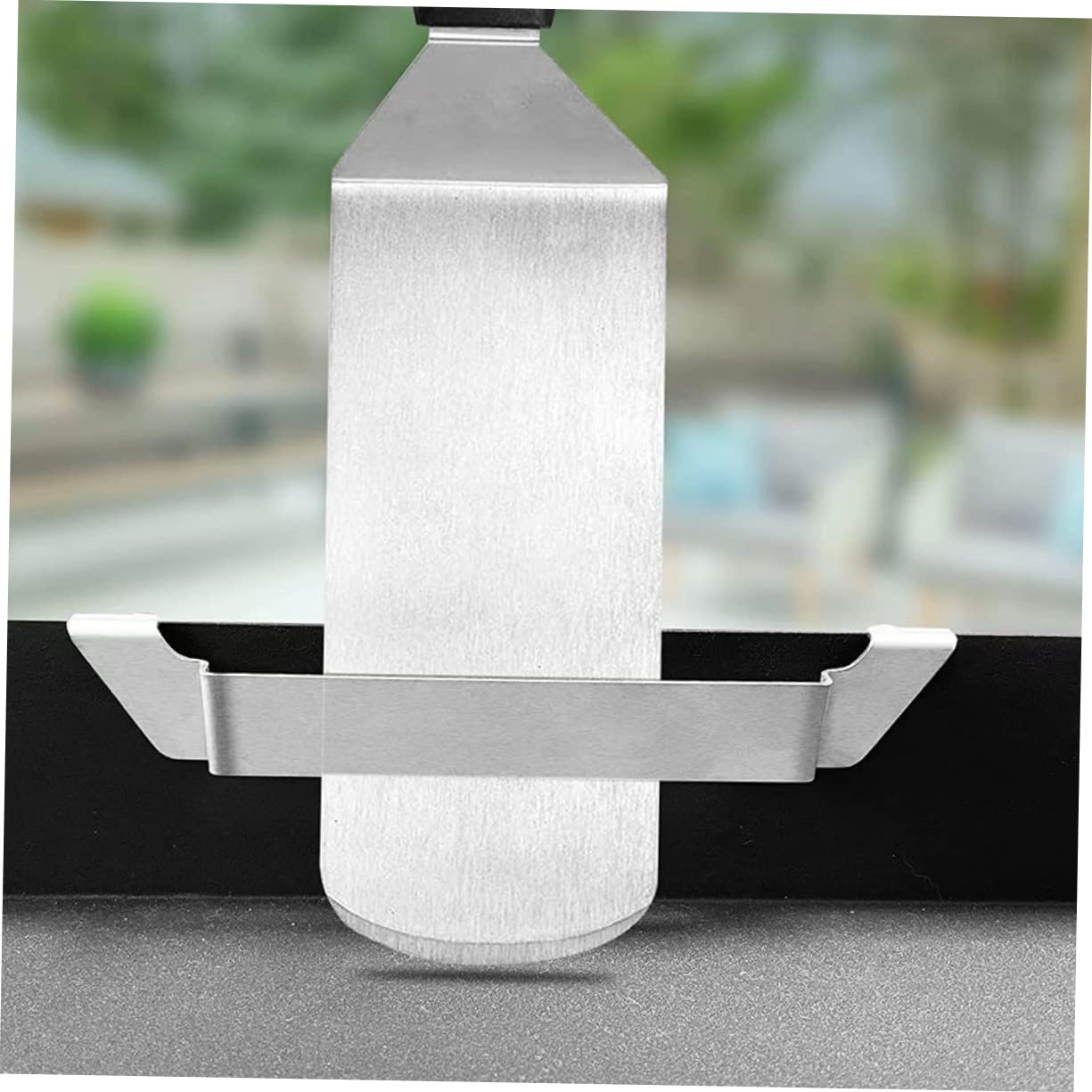 5 Pezzi Spatole da Barbecue Inossidabile Accessorio per Design Aggiornato con Ganci