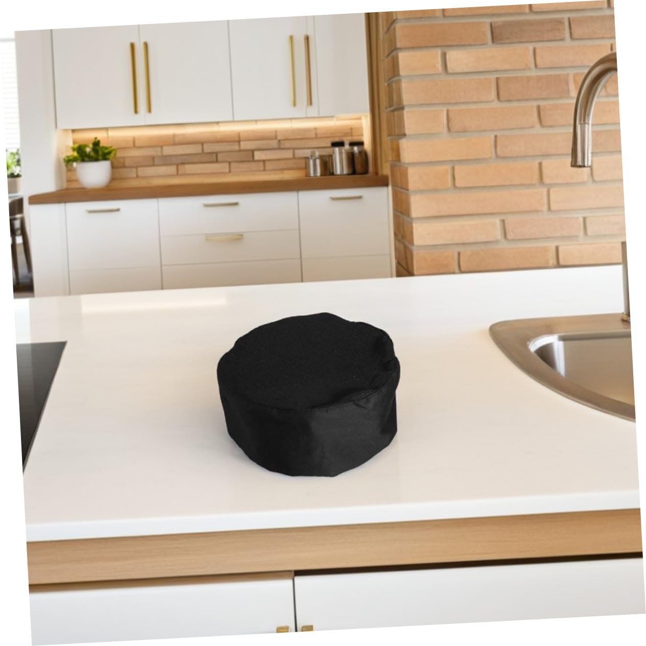 UKCOCO 6 Piezas Gorros de Chef Unisex Gorro de Cocina Ajustable Transpirable para Hombres Mujeres Adultos Catering y Cocina