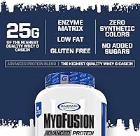 Vista 6 de Gaspari Nutrition Myofusion Advanced Protein, mezcla de proteínas con proteína de suero de leche, proteína de caseína y proteína aislada, baja