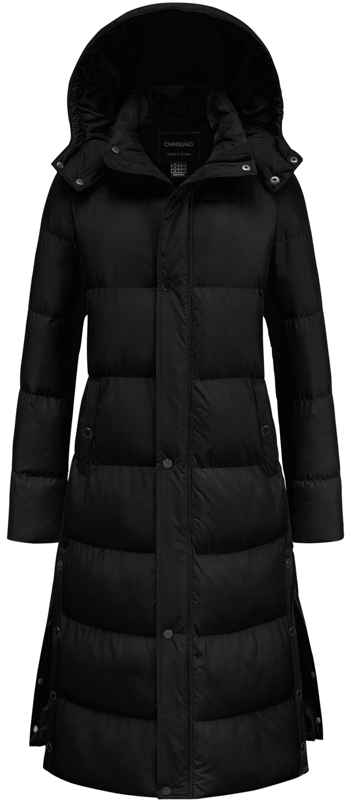 Women's Long Winter Coat Warm Windproof Quilted Puffer Jacket Thicken Puffy Parka With Hood