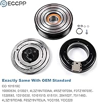 Vista 3 de ECCPP Embrague del compresor de CA apto para Ford para F-150 4.2L 4.6L 5.4L 1997-2006 embrague de CA