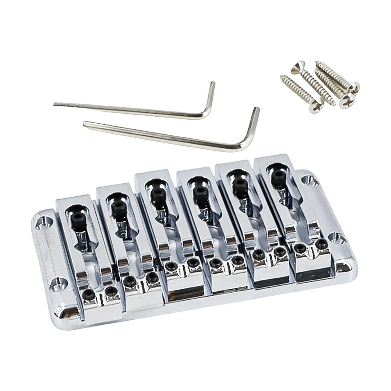 Pont fixe de guitare en alliage de zinc pour installer facilement son chevalet chez soi - 8