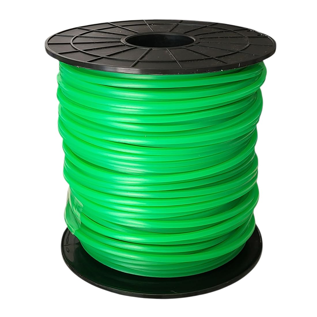 FAST WORLD SHOPPING Bobina de 100 metros de hilo cuadrado de nailon de alta resistencia para cabezales desbrozadora y cortabordes, diámetro 4 mm, ideal para trabajos intensivos y mantenimiento del
