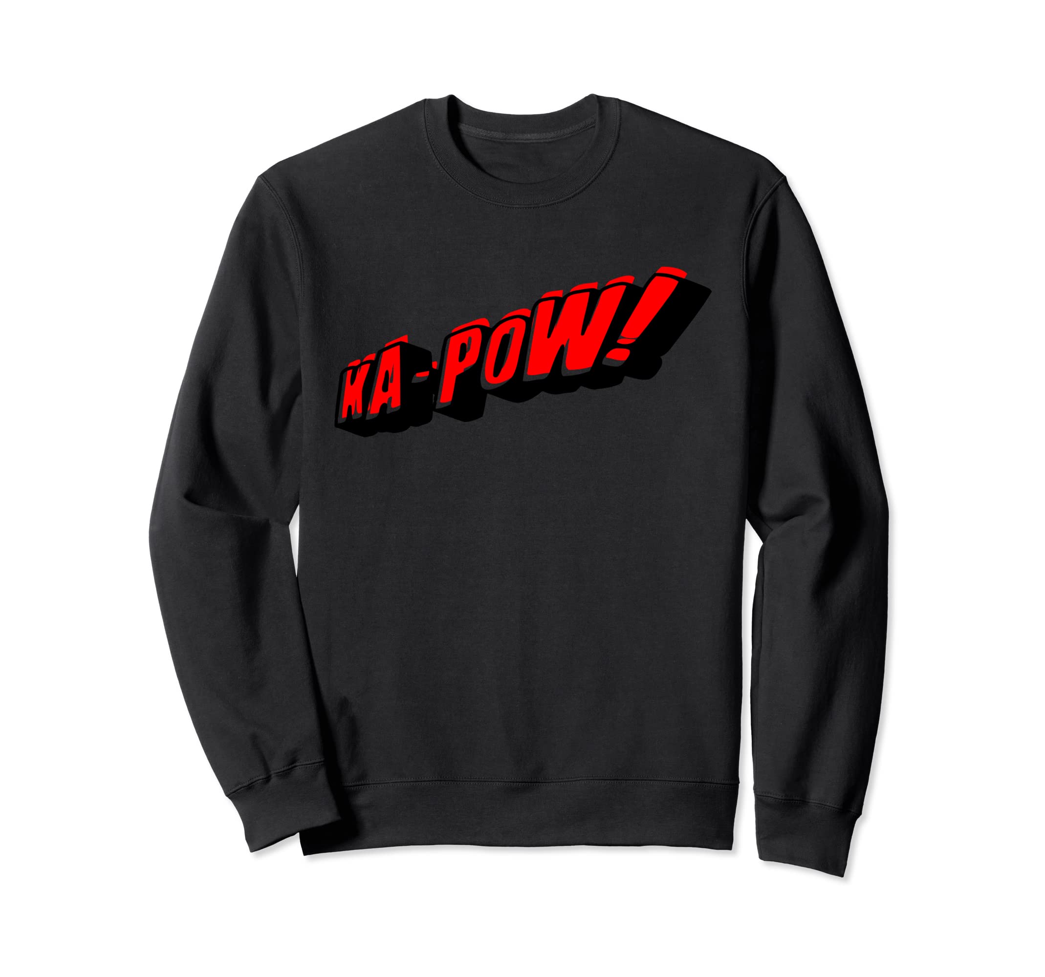 Retro 90s Comic Funny Gift Ka-Pow Comic Action Word Sweatshirt