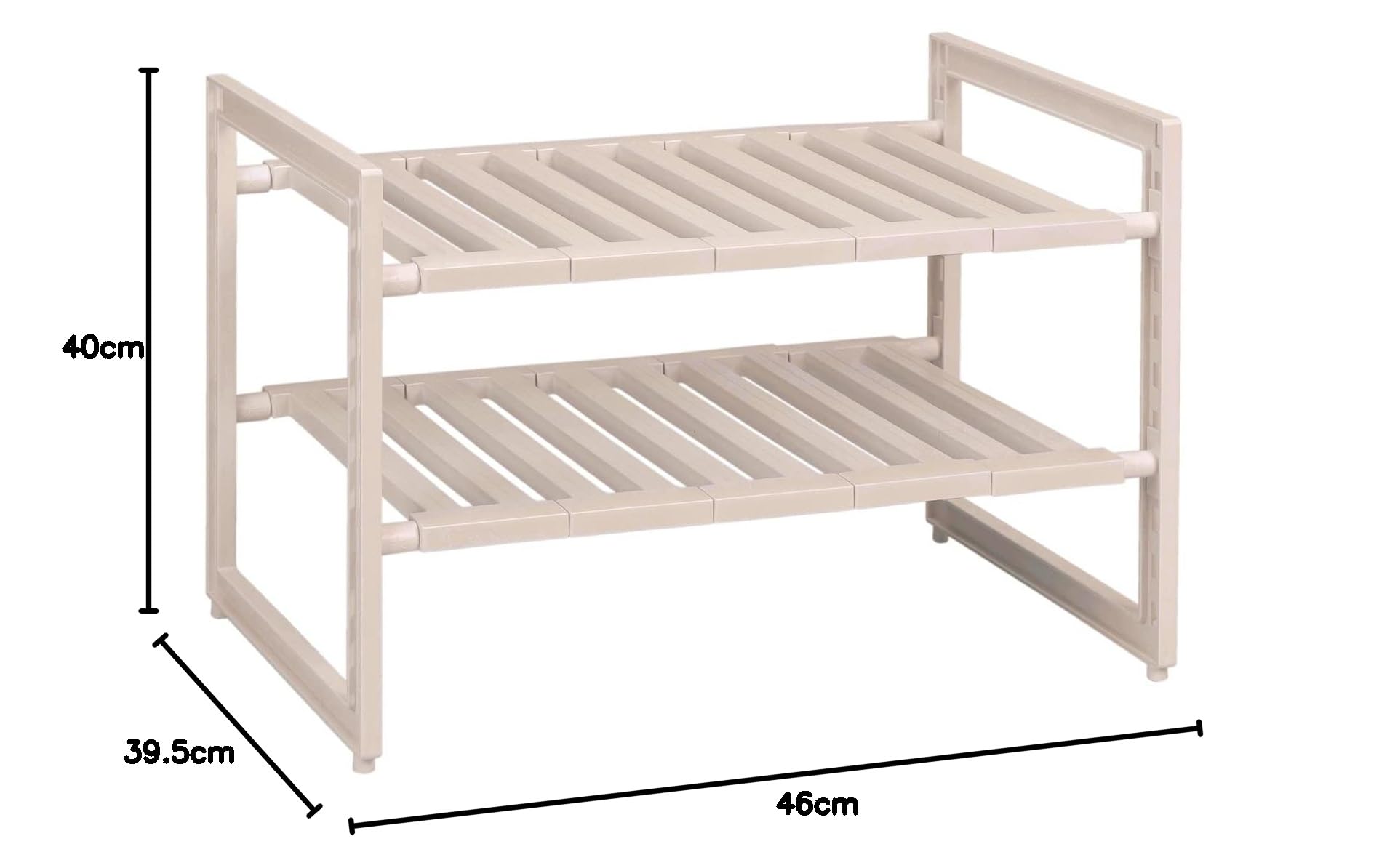 Amazon.co.jp: リバティーコーポレーション シンク下 ラック 2段