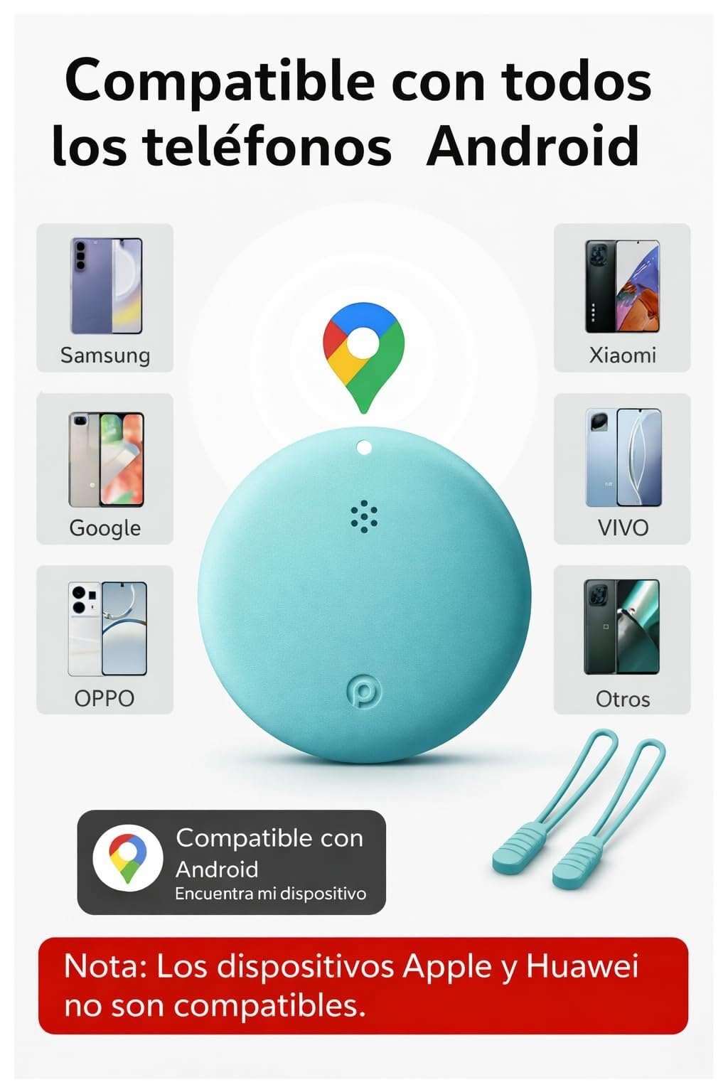Localizzatore Bluetooth Android - Localizzatore Mini Etichetta Intelligente
