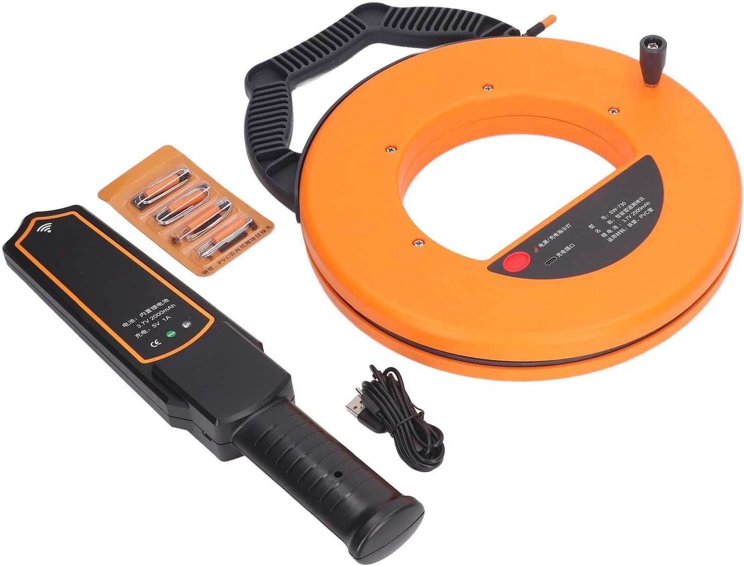 Pipe Blockage Detector, Pipe Blockage Detector Locators Sensor Water Pipe Wall Scanner 30m Pipeline Detector, Pipe Locators