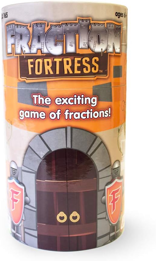 Junior Learning Fraction Fortress Board Games