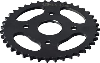 AlveyTech #40/41/420 Chain 40 Tooth Rear Sprocket - Compatible Replacement Fits 79cc Gas Mini Bike, 3-Wheel Trike, Go-Kart, ATV, Quad 4-Wheeler Parts, Motorized Bicycle, E-Bikes