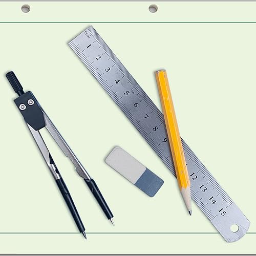 Miniatura 6 de Seajan Paquete de 5 bloc de computación de ingeniería, bloc de ingeniero, cuaderno de ingeniería, cuaderno de papel gráfico, 5 cuadrados por