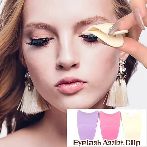 Miniatura 4 de Herramienta aplicadora de pestañas postizas, paquete de 3 unidades, herramienta de maquillaje para pestañas postizas para principiantes, fácil de