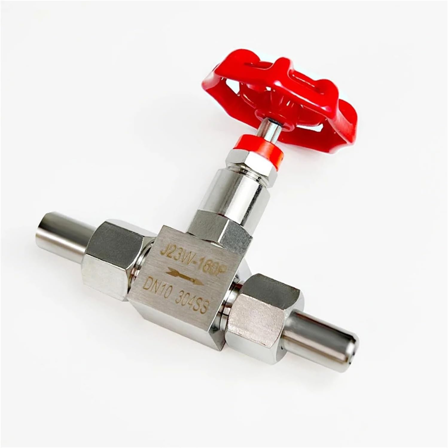 1/4" 3/8" 1/2" Stainless Steel 304 Globe Valve J23W-160P External Thread Welded Welded Needle Valve(3/8")