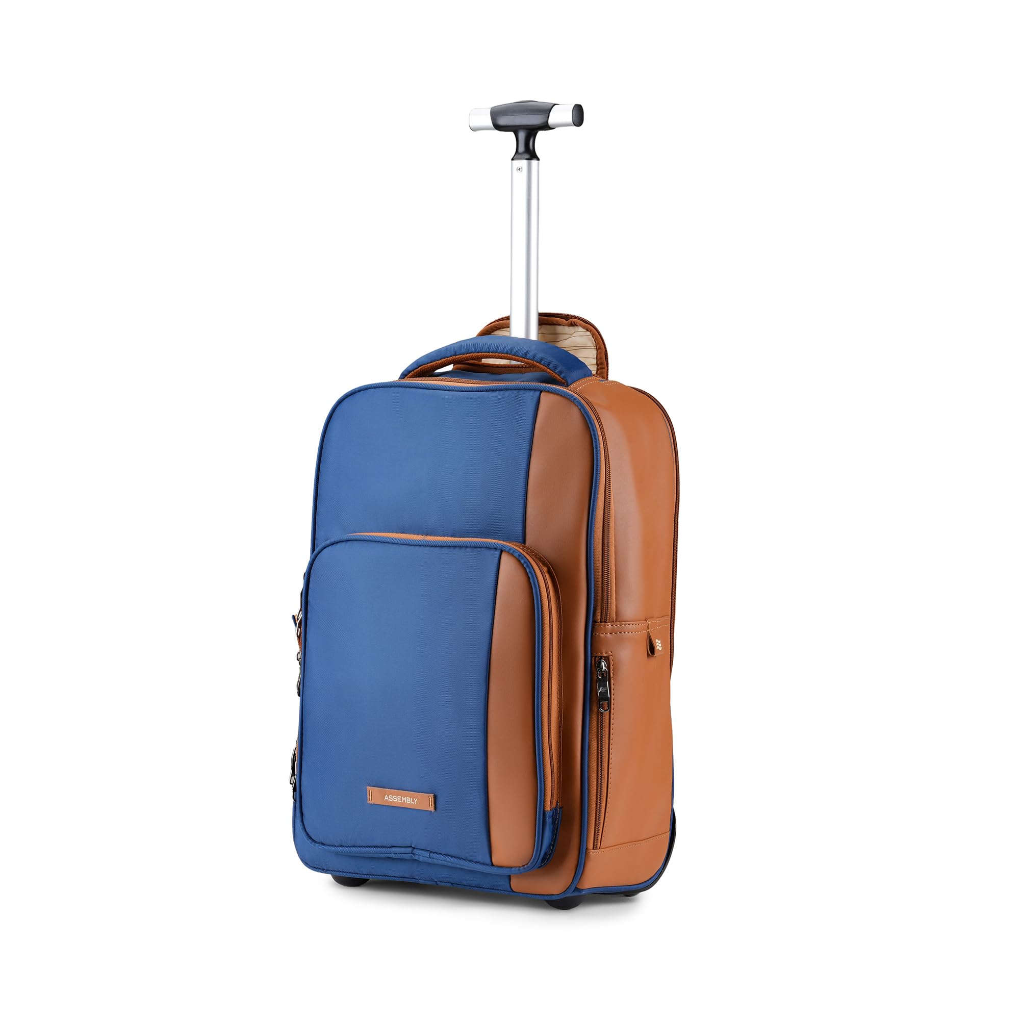 Assembly Laptop Roller Case for Office and Travel | Weekender Bag with Wheels for Men & Women- 30 Liters - One Day Travel Backpack - Metro Mod-image-19