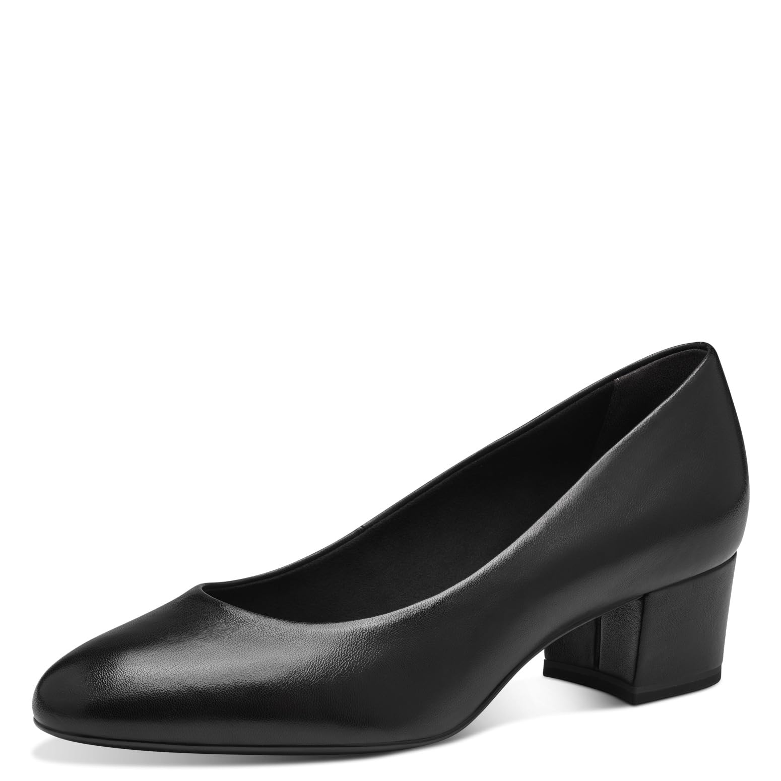 Tamaris Women's 1-22306-42 Court Shoes, Black (Black Leather), 7.5 UK