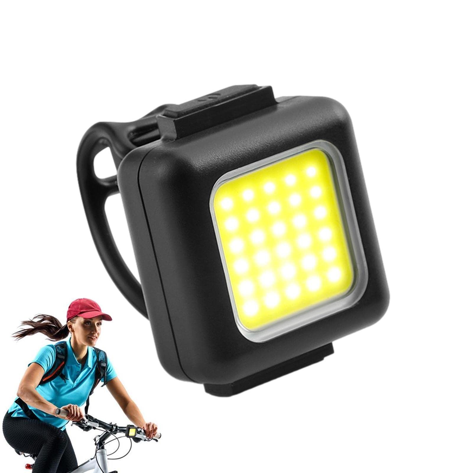 Phare Vélo PX5 étanche - 3 Modes (fort, Faible, Stroboscope), Batterie USB, Sangle élastique - Pour VTT Et Route
