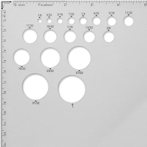 Miniatura 2 de Alumicolor Triángulo de dibujo calibrado de aluminio de 12 pulgadas, 4590 grados