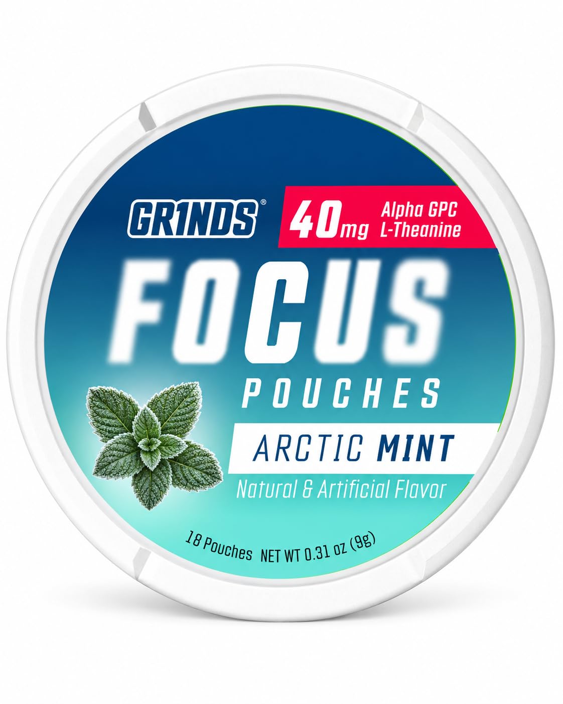 GRINDS Focus Nootropic Pouches, Alpha GPC + L-Theanine, Blue Raspberry — Amazon image 14