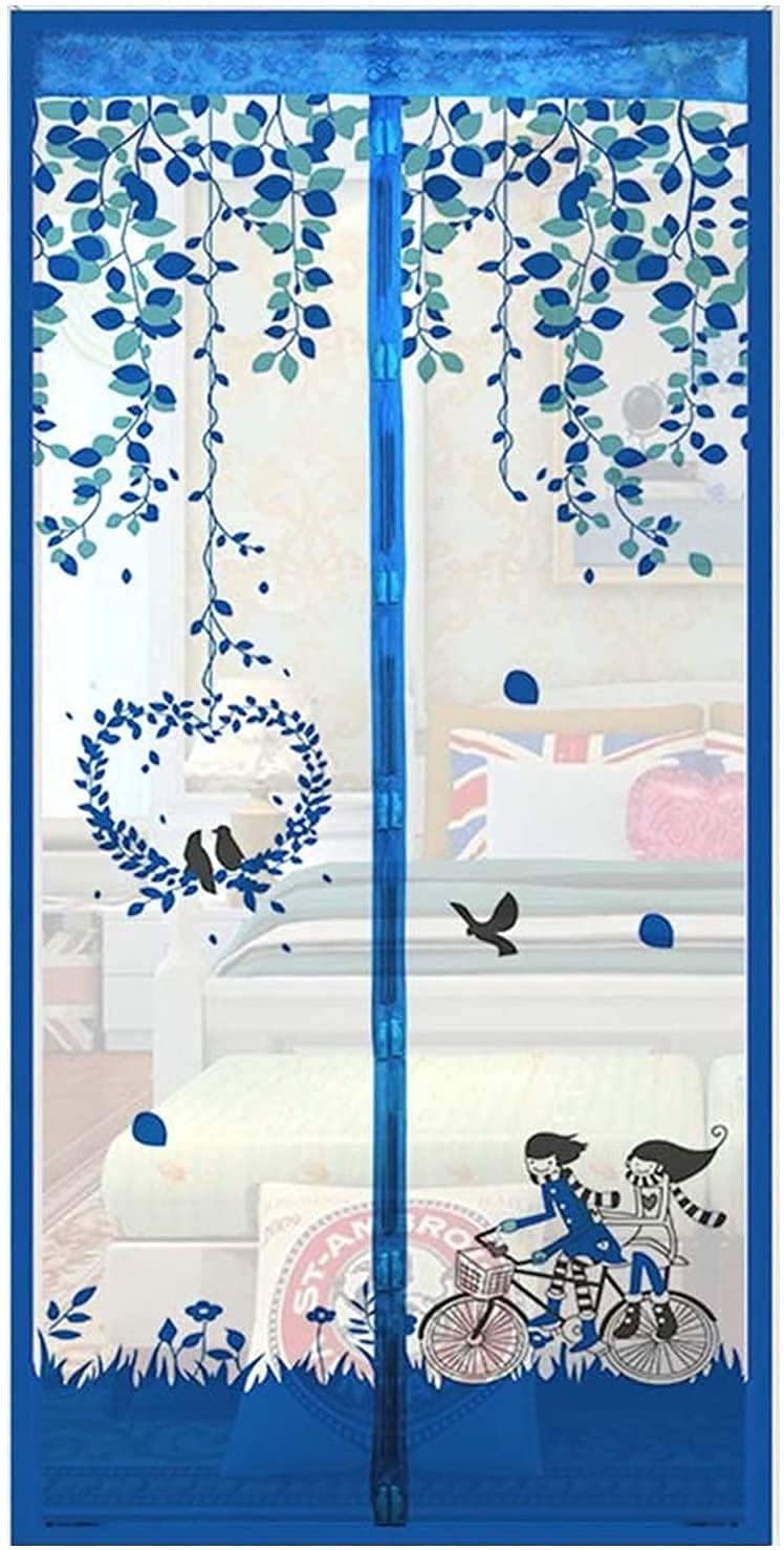 Porte magnétique anti-moustique 100x210 cm rideau de fenêtre intérieur