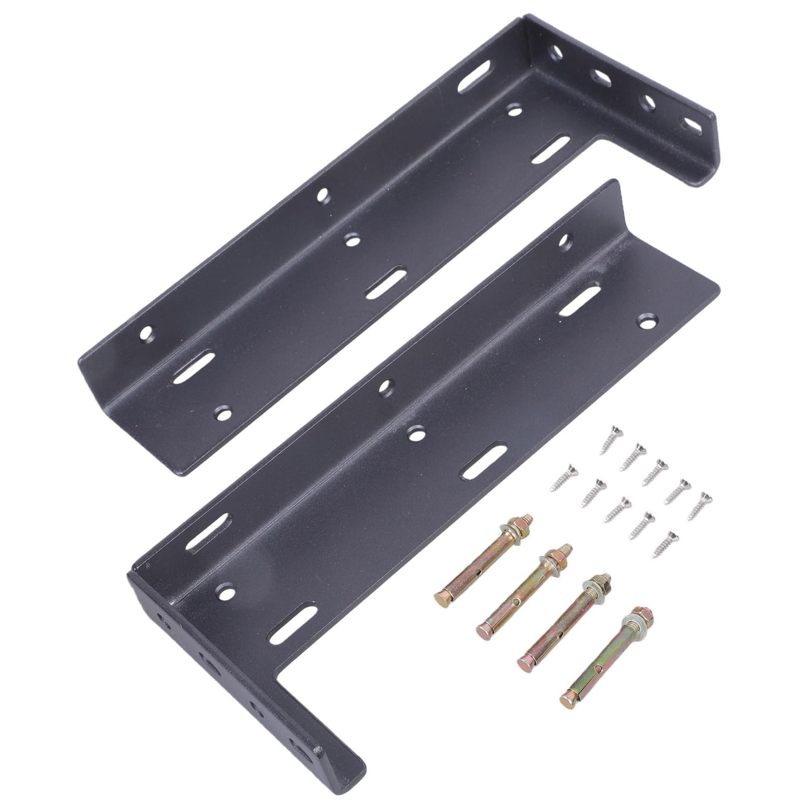 Tsophreniq Multicolor Metal Shelves Brackets Suspended Tripod Shelf Thicked Invisible L Brackets Wall Mounted Layer Board Bracket Thicked Invisible L
