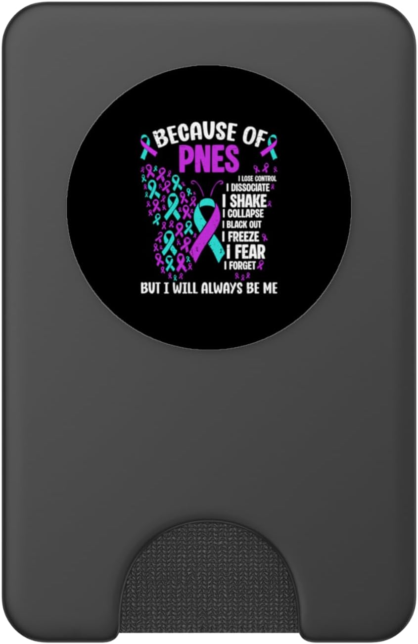 PNES Psychogenic Non-Epileptic Seizure Warrior PopSockets PopWallet for MagSafe