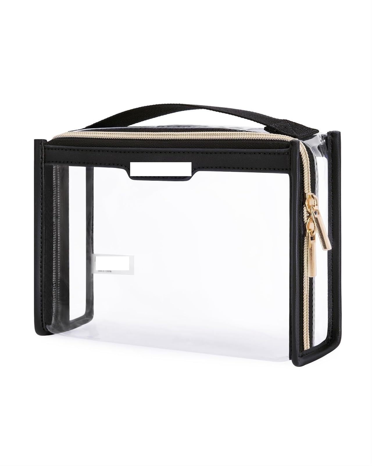 Adatta Viaggio Borsa Da Toilette Viaggio Trasparente For Cosmetici For Uomini E Donne Per Quotidiano(Black)