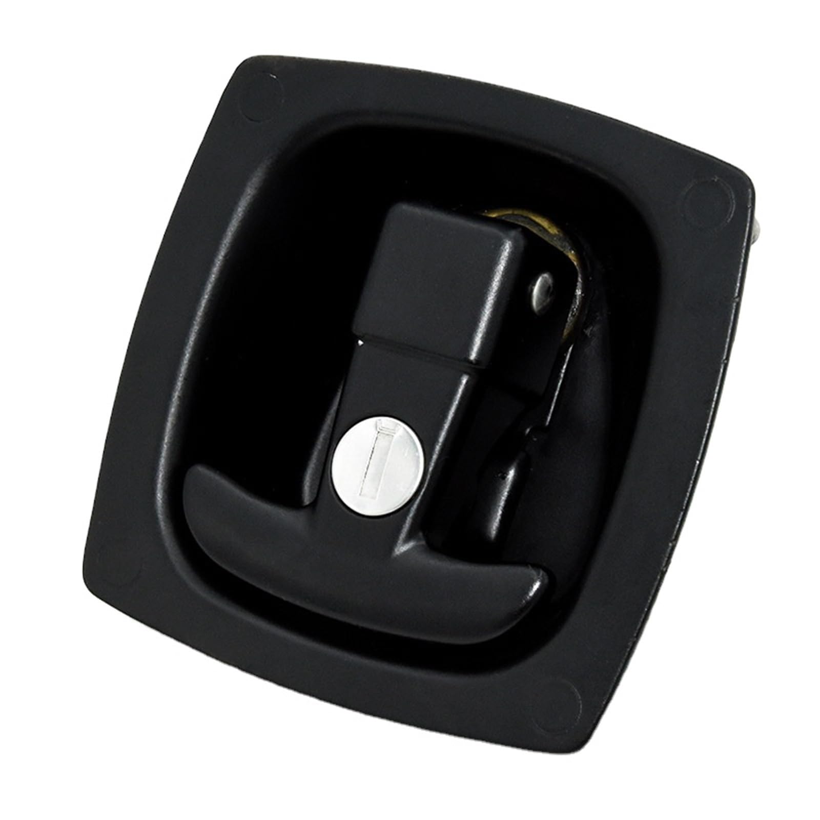 Loquet de porte de boîte à outils de camion en acier inoxydable avec serrure à palette robuste