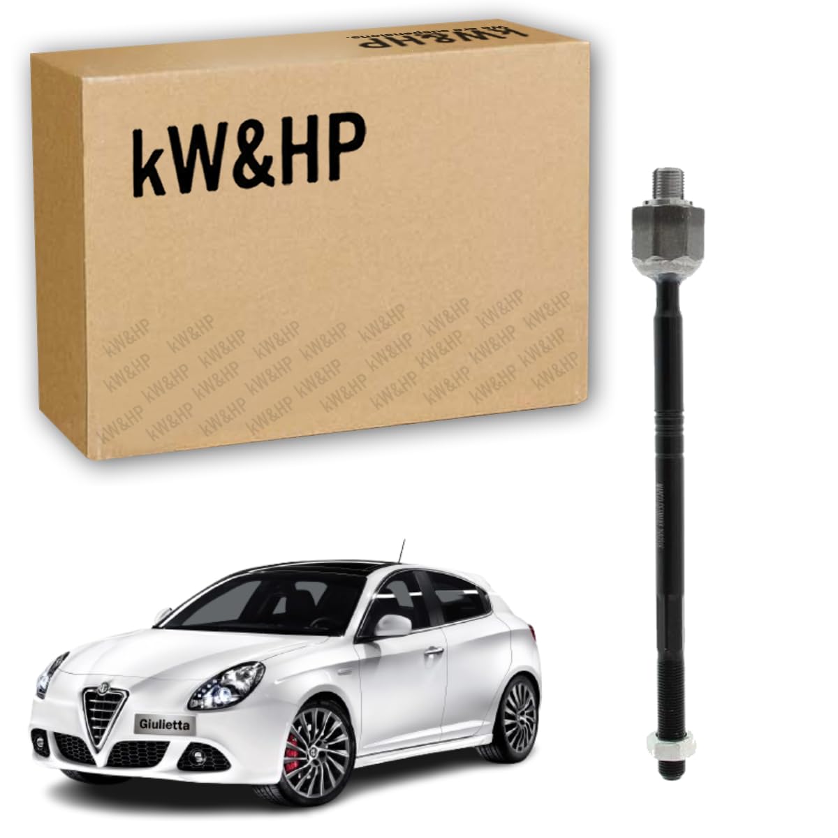 COPPIA GIUNTI ASSIALE TIRANTI STERZO ANTERIORI DX/SX COMPATIBILE CON ALFA GIULIETTA (940) DAL 2010 IN POI