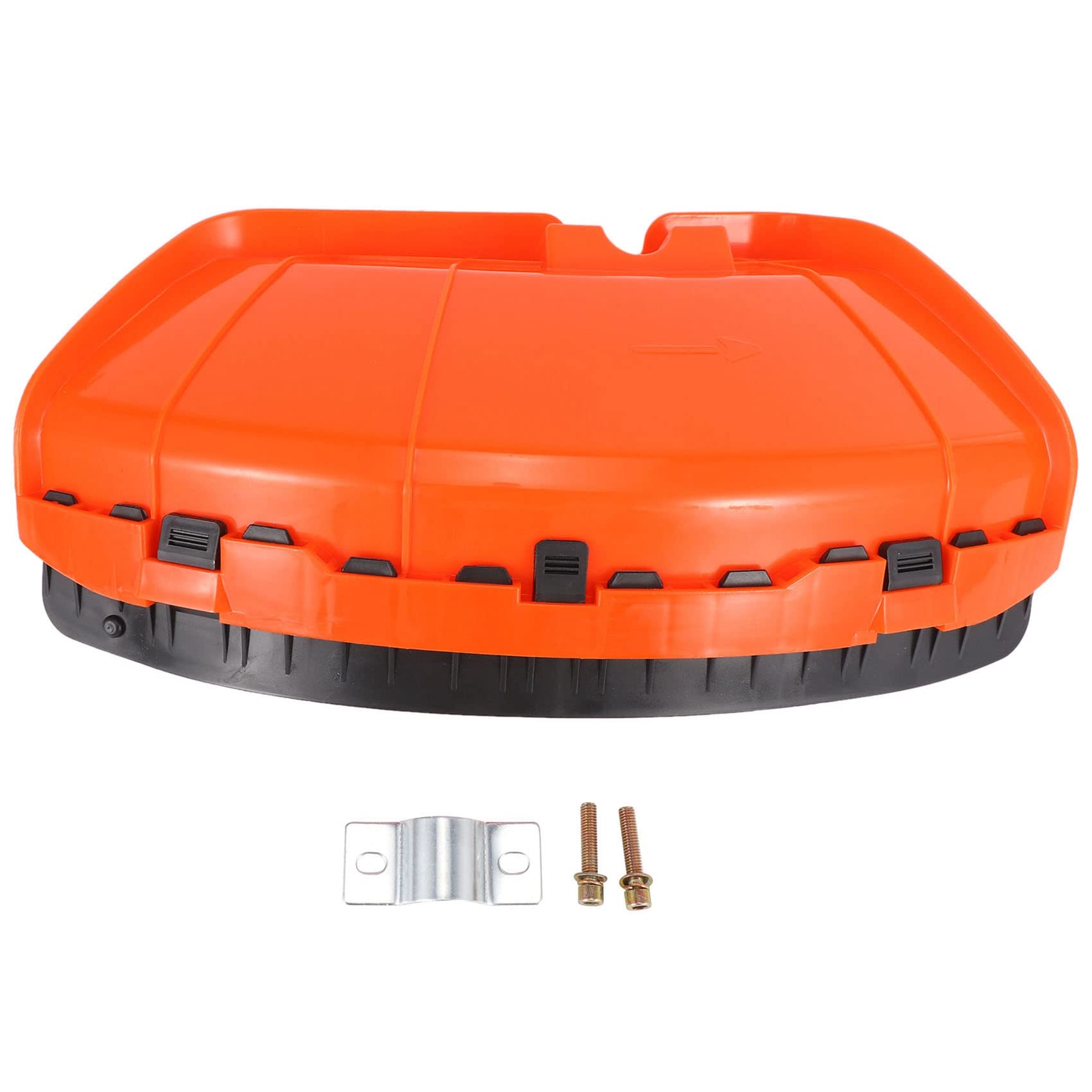 Bouclier de coupe universel, protection efficace et robuste des lames d'herbe, pour divers outils de jardin et l'entretien de la pelouse, design léger pour l'espace de rangement et le confort,