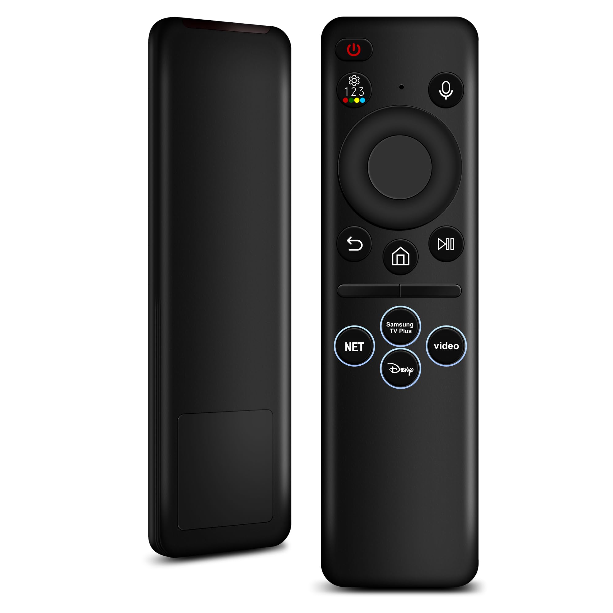 Replacement Samsung Smart TV Remote, Universal Remote Control Rechargeable Compatible with Frame, Crystal 4K UHD, Neo QLED 4K/8K, OLED &amp; QLED Models with Voice Control